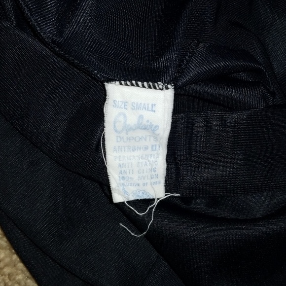 Long Black Lace Slip - Picture 3 of 3